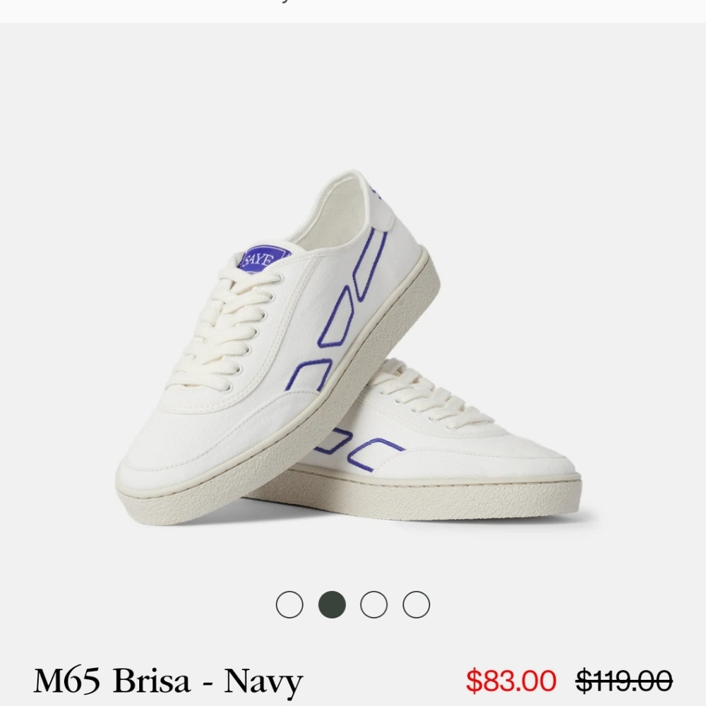 Saye M65 Brisa Sneaker in Navy